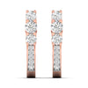 Linear Diamond Dangler Earrings
