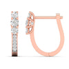 Linear Diamond Dangler Earrings