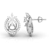 Marquise & Round Diamond Knot Earring