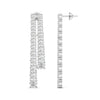 Minimalist Diamond Bar Earrings