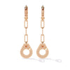 Minimalist Gold Diamond Earrings