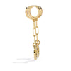 Minimalist Gold Diamond Earrings