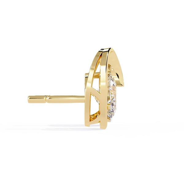 Modern Diamond Stud Earrings