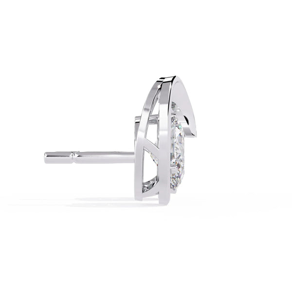 Modern Diamond Stud Earrings