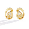 Modern Diamond Stud Earrings