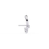 Modern Hoop Diamond Earrings
