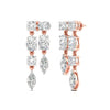 Multi-Shape Diamond Drop Earrings