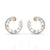 Multi Shape Open Hoop Earring