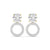 Orbit Diamond Three-way Studs Earrings