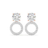 Orbit Diamond Three-way Studs Earrings