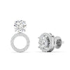 Orbit Diamond Three-way Studs Earrings