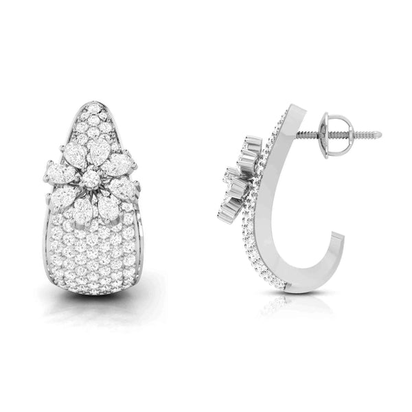 Petal & Pear Diamond Earrings