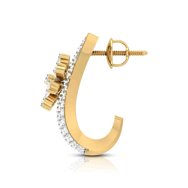 Petal & Pear Diamond Earrings