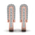 Princess Cut & Round Diamond Hoop Earrings