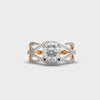 Queenship Exotic Padma Cut Diamond Solitaire Ring