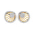 Radial Design Diamond Earrings
