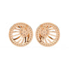 Radial Design Diamond Earrings