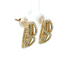 Round Cut Diamonds Ballerina Earrings