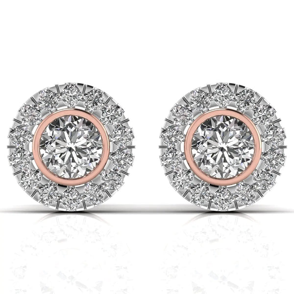 Round Cut Diamonds Studs Earring