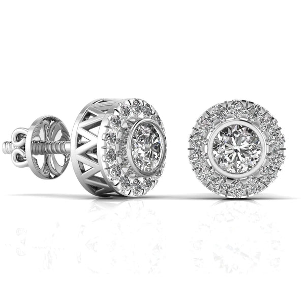 Round Cut Diamonds Studs Earring