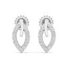 Round Diamond Gold Earrings