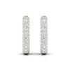 Round cut Diamonds Clustered Elegance Earrings