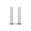 Round cut Diamonds Clustered Elegance Earrings