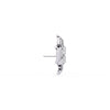 S-Shaped Diamond Earrings