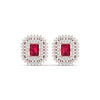 Sangria Lab Grown Diamond Studs