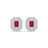 Sangria Lab Grown Diamond Studs