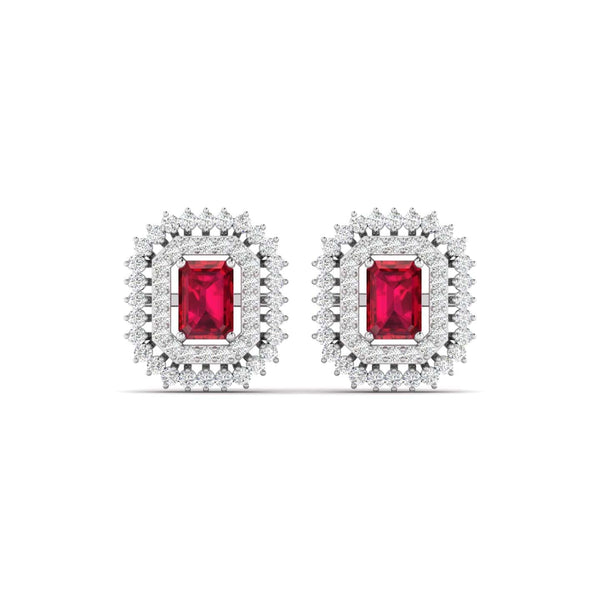 Sangria Lab Grown Diamond Studs