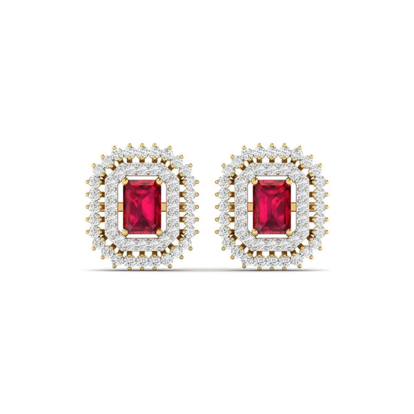 Sangria Lab Grown Diamond Studs