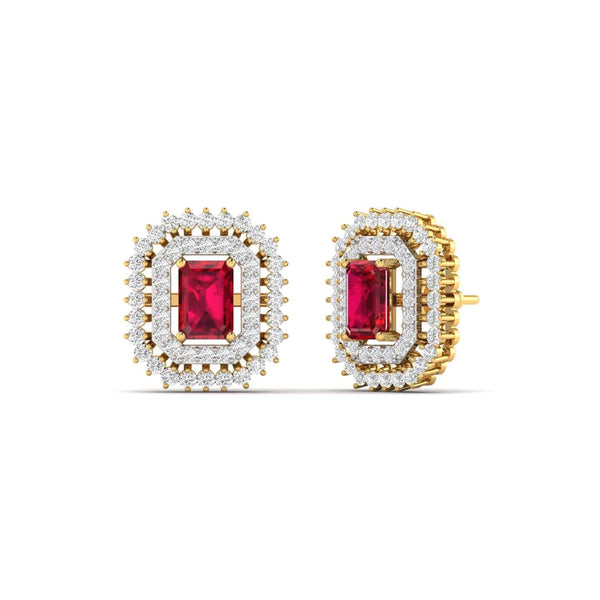 Sangria Lab Grown Diamond Studs