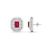 Sangria Lab Grown Diamond Studs