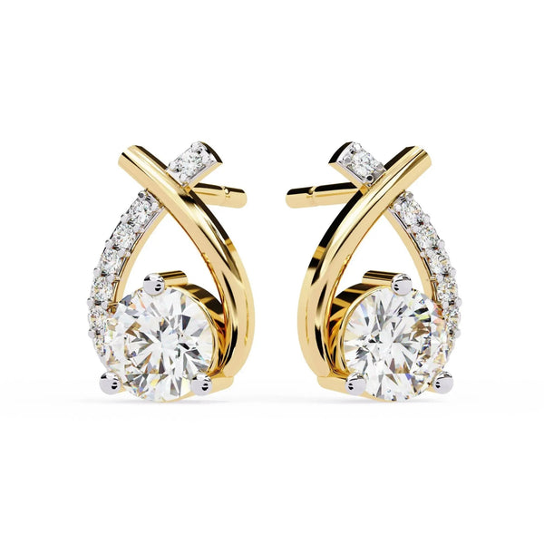 Sleek Cross Diamond Ring