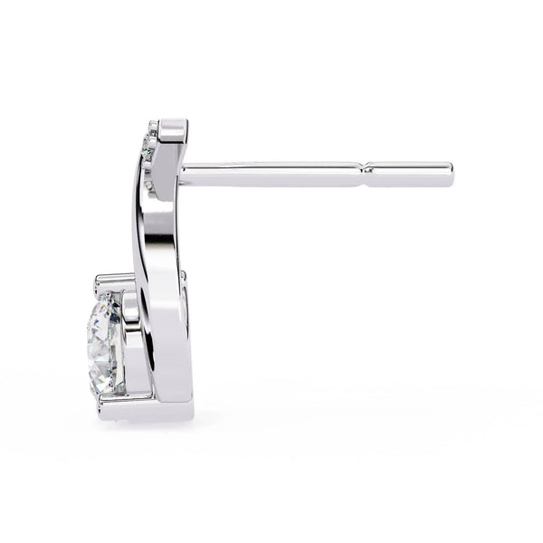 Sleek Cross Diamond Ring