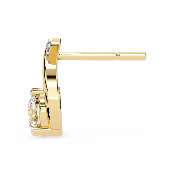 Sleek Cross Diamond Ring