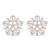 Snowflake Diamond Earrings