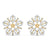 Snowflake Diamond Earrings