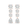 Sparkling Strands Diamond Earrings