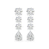 Sparkling Strands Diamond Earrings