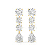 Sparkling Strands Diamond Earrings