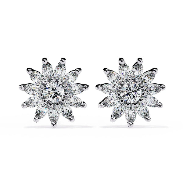 Starburst Diamond Earrings