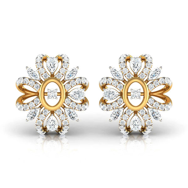 Statement Glam Diamond Earrings
