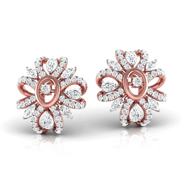 Statement Glam Diamond Earrings