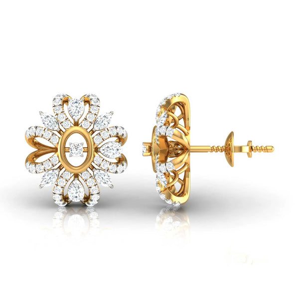 Statement Glam Diamond Earrings