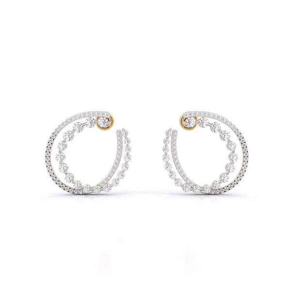 Stylish Diamond Earrings