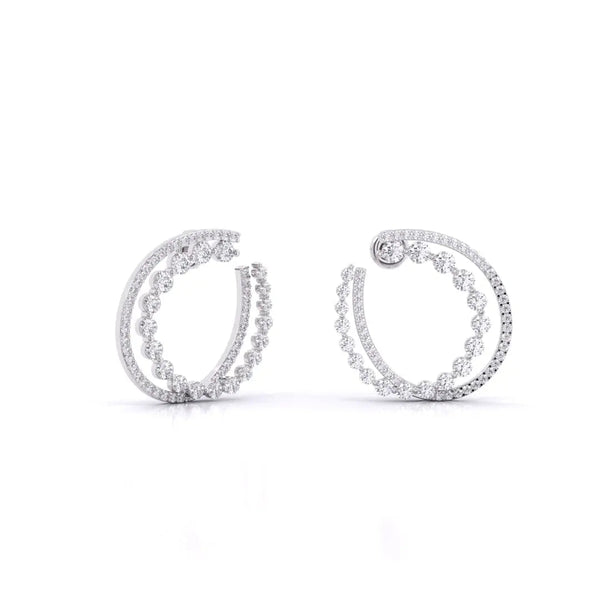 Stylish Diamond Earrings