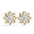 Sunflower Inspired Diamond Earrings