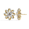 Sunflower Inspired Diamond Earrings